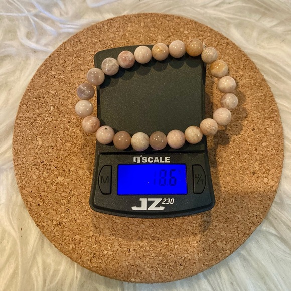 ‼️SOLD‼️Mauve Moonstone & Sunstone Bracelet - Picture 5 of 7
